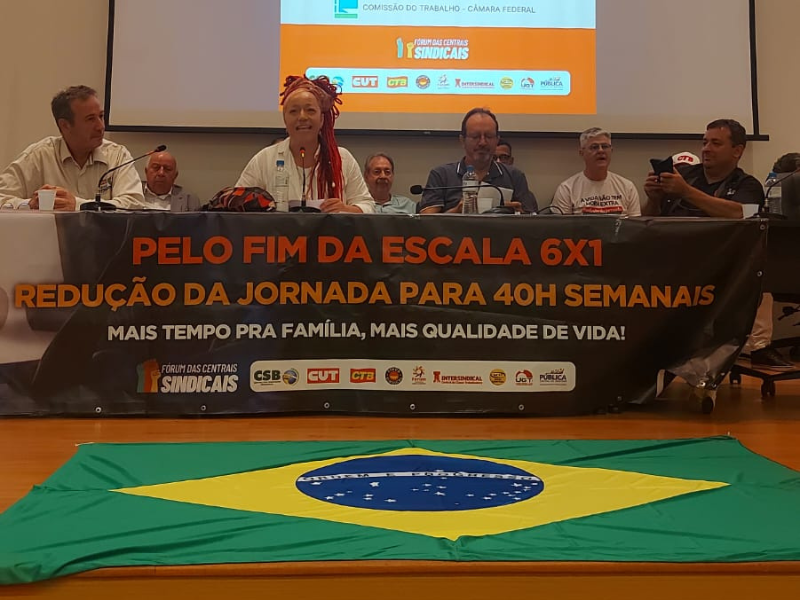 Sindi presente na Plenária Nacional contra a escala 6x1